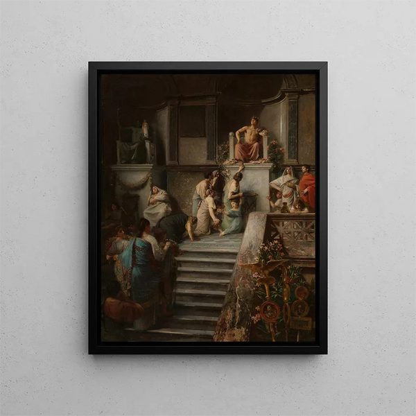 mile Lvy - Caligula indulging in the worship of the people.webp