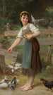 Nourrir les Colombes - Émile Munier — vy av konstverket