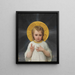 Jesus - Émile Munier — inramlat konstverk på väggen