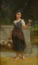 La Marchande de Fleurs - Émile Munier — vy av konstverket