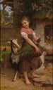 La Petite Bergère - Émile Munier — vy av konstverket