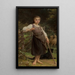 La Bergère - Émile Munier — inramlat konstverk på väggen