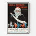 Vintageposter Miss Bluebeard - Retro filmväggdekoration