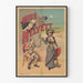 Vintageposter Miss Helyett för retro väggdekoration