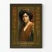 Vintageporträtt affisch Miss Maxine Elliott Art Nouveau-stil