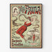 Vintageposter Miss Paula orm- och krokodiltränare