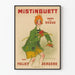 Vintageposter av Mistinguett i Folies Bergères revy