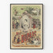Vintageposter Mlle Duparc Väggdekoration Retro