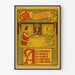 Vintageposter för Mobile and Ohio R.R. matvagnar, julen 1902