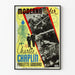 Vintage dekorativ poster Charlie Chaplin - Modern Times