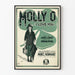 Vintageposter Molly O (I Love You) för väggdekoration