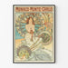 Dekorativ poster Monaco Monte Carlo Art Nouveau