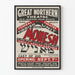 Yiddishteateraffisch Monesh - Vintage väggdekoration