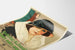 Vintageposter Money Money Money med kvinnligt porträtt
