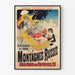 Vintageposter med berg- och dalbana på Boulevard des Capucines