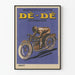 Vintageposter Motocyclette Dé-Dé Courbevoie
