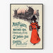 Vintageposter Moulin de la Galette - Parisisk morgonbal