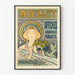 Vintageposter Moullot Marseille för väggdekoration