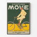 Vintageaffisch Vélo Move – Retro väggdekoration