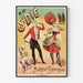 Vintage väggdekorationsposter Mr & Mme St-Dié Duettister Superchics