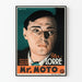 Vintageposter Mr. Moto med Peter Lorre - Retro väggdekoration