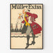 Vintage Müller Extra - Poster för väggdekoration Champagne