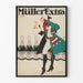 Vintageaffisch Müller Extra - Poster för väggdekoration med Sekt-flaska