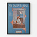 Vintageposter My Daddy's Star - Nostalgisk väggdekoration Blå Barn