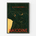 Vintageposter Naïodine Smärtor Väggdekoration