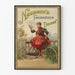 Vintageposter Naumann's Fahrräder Dresden - retro väggdekoration