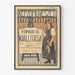 Vintage affisch för universitetskonstutställning 1910