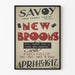 Vintageaffisch New Brooms - Väggdekoration Teater Savoy