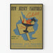 Vintageposter för utställning med New Jersey-målningar på Federal Art Gallery