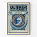 Vintage dekorativ poster The New Magazine januari