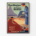 Vintageposter New Mexico Arizona Rockies Väggdekoration