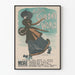 Vintageposter av New York Sunday World - Modeillustration på is