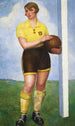 La Footballeuse blonde - Ángel Zárraga — vy av konstverket