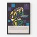 Dekorativ poster i Nicodemus-stil med modern grafik