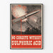 Vintage militärposter « No Cordite Without Sulfuric Acid »