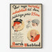 Vintageposter för Norsk Ukeblad - Retro skandinavisk väggdekoration