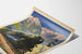 Vintageposter av North Coast Limited-tåget i Montana Rockies