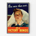 Vintage rekryteringsposter Bonds Victory
