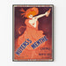 Vintageposter Nuyens's Menthe - Rosecrème de Menthe gammal reklam