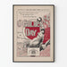 Vintageposter O Golden Day - Musikväggdekoration 1901