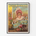 Vintageposter för tvål Sweet Sixteen Oberne Hosick & Co