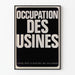 Väggposter med industriell sysselsättning, vintage design