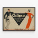 Vintageposter Oedipus - Elegans och retrostil — inramlat konstverk på väggen