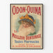 Vintage reklamposter Odon-Quina Den Bästa Tandkrämen