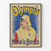 Vintageposter Olympia Maria la Bonita - Konstnärlig Väggdekoration
