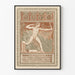 Vintageposter av Artem Legrand - Festprogram för 8-timmarsdagen